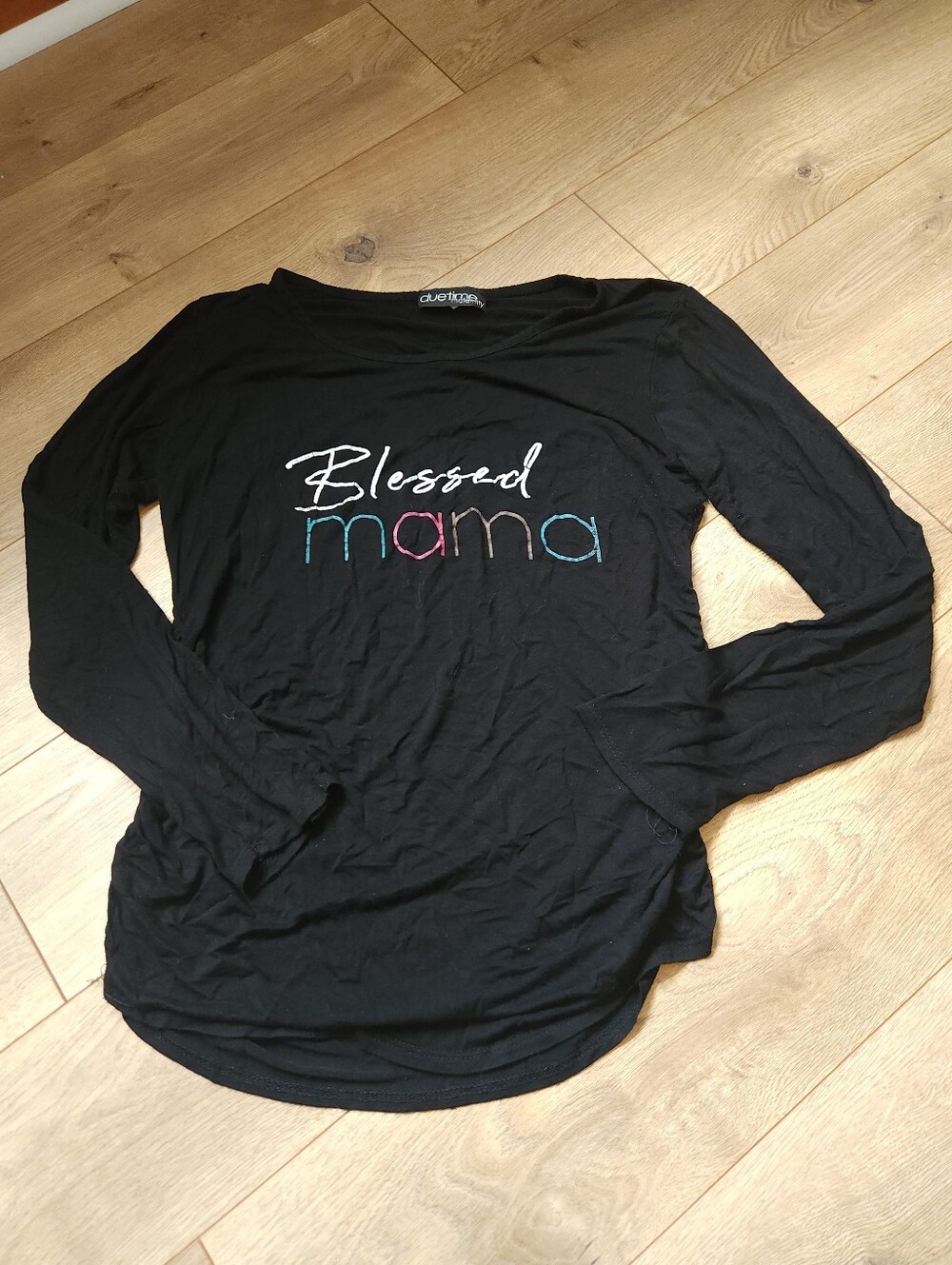 Medium Blessed mama Maternity Top